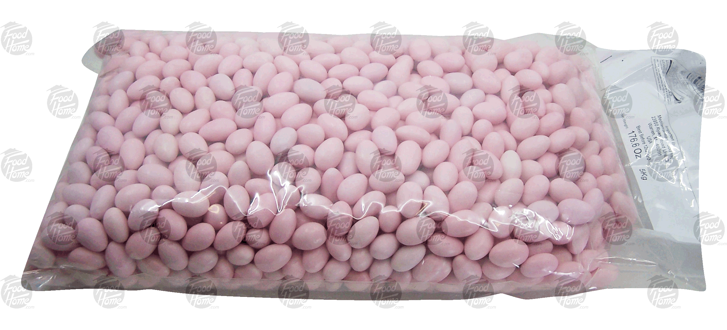 Mediterranean  pink sugar coated almonds, bulk Full-Size Picture